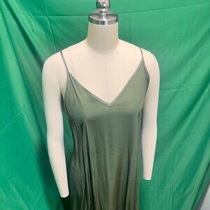 Angela Davis long green dress (lightly worn)
